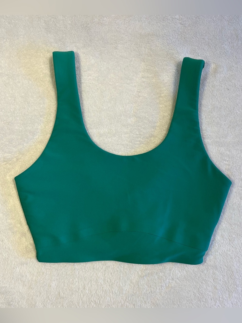 All in Motion Teal Scoop Neck Active Sports Bra - Size XS